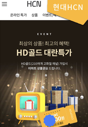 skyHCN 홈페이지화면
